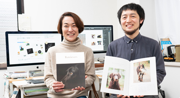 左：著者 尾形 聡子さん、右：デザイナー 藤吉 匡さん